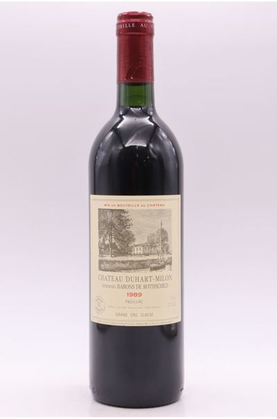 Château Duhart-Milon Rothschild, Bordeaux 1989 - 3 Bottiglie