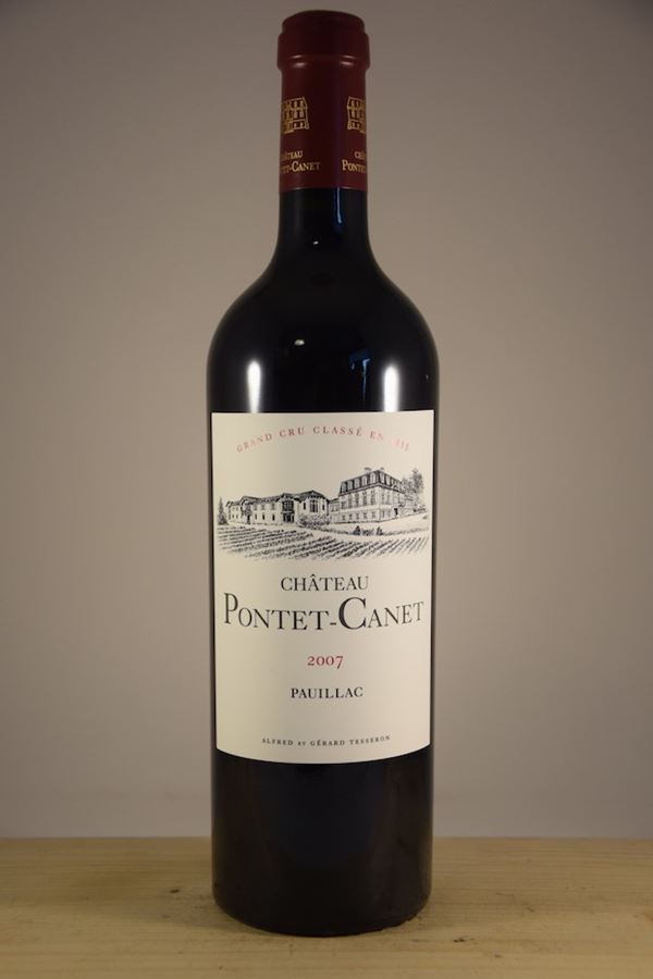 Château Pontet-Canet  2007 3 Bot