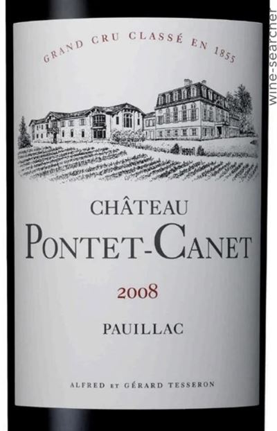 Château Pontet-Canet, 2008, Pauillac, Bordeaux, 3 Bottiglie