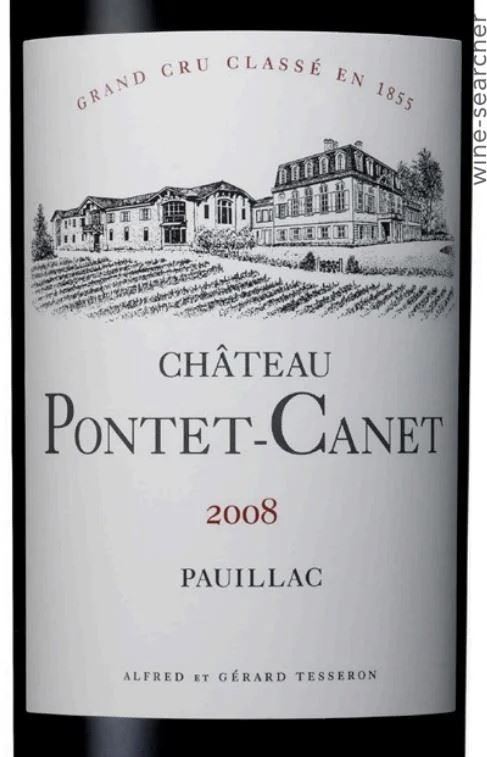 Château Pontet-Canet, 2008, Pauillac, Bordeaux, 3 Bottiglie