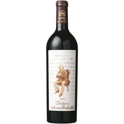 Château Mouton Rothschild, Bordeaux 2003 - Confezione originale per 12 bottiglie