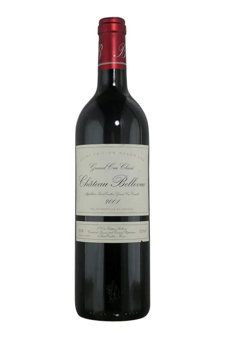 Château Bellevue, Saint-Émilion 2001, 6 bottiglie in OWC