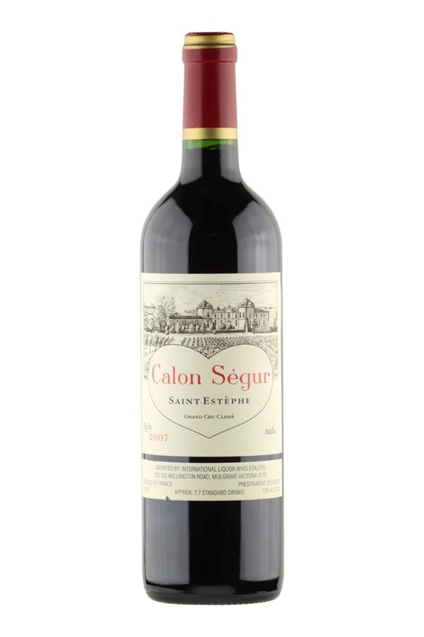 Château Calon Ségur  2007 3 Bot