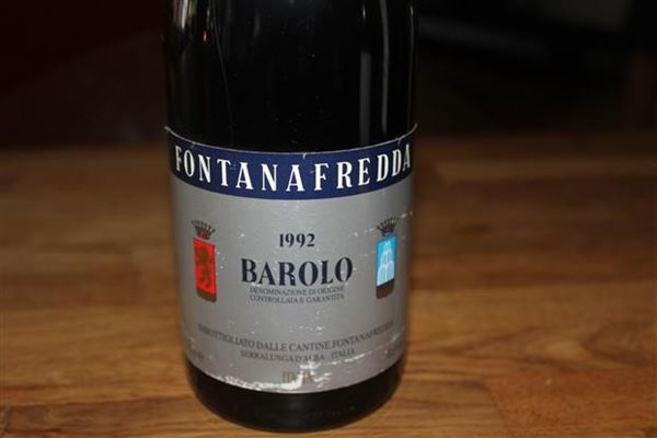 Barolo  Fontanafredda 1992 1 Bot