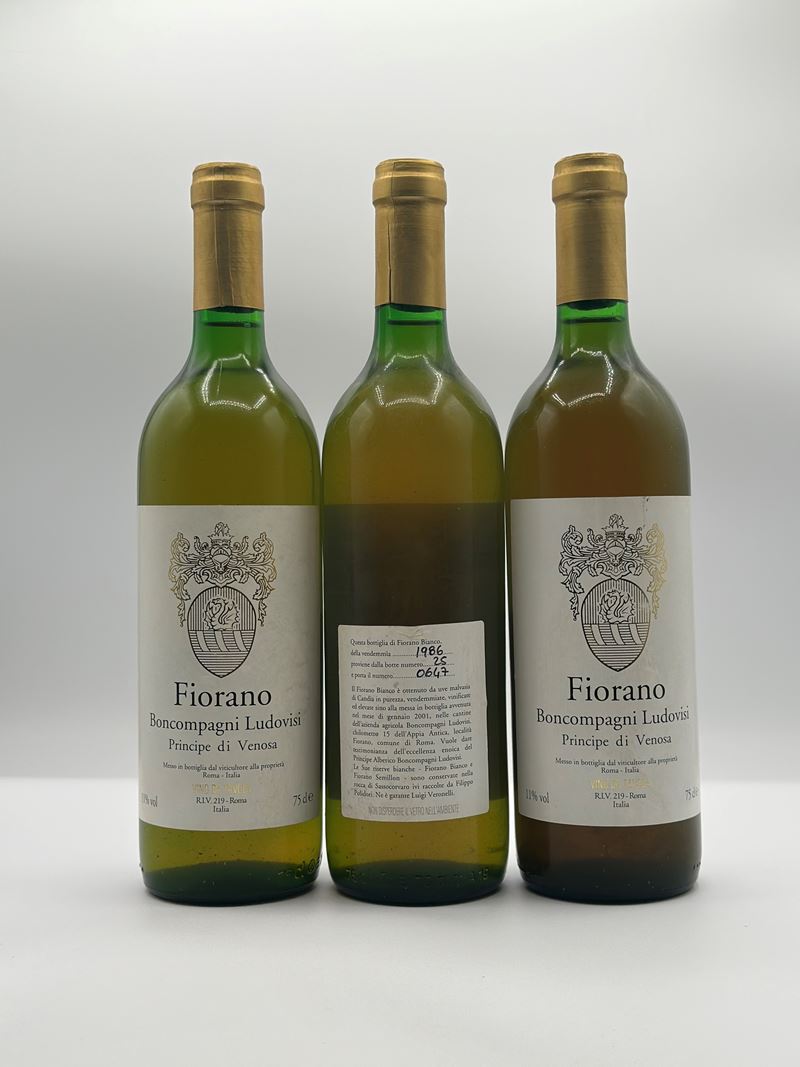 Malvasia Di Candia Fiorano White Boncompagni Ludovisi 1986 3 Bot