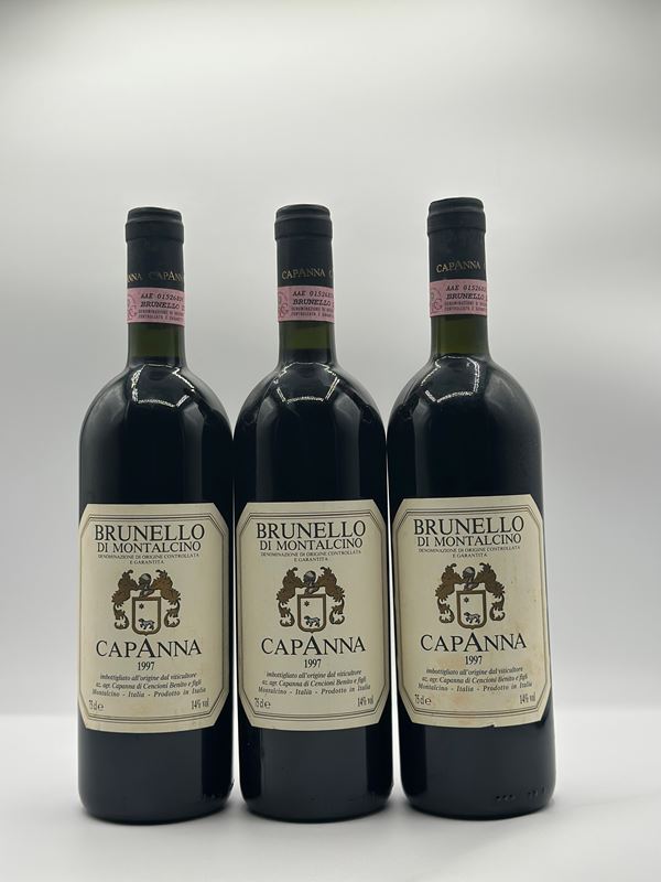 Brunello di Montalcino  Capanna 1997 6 Bot