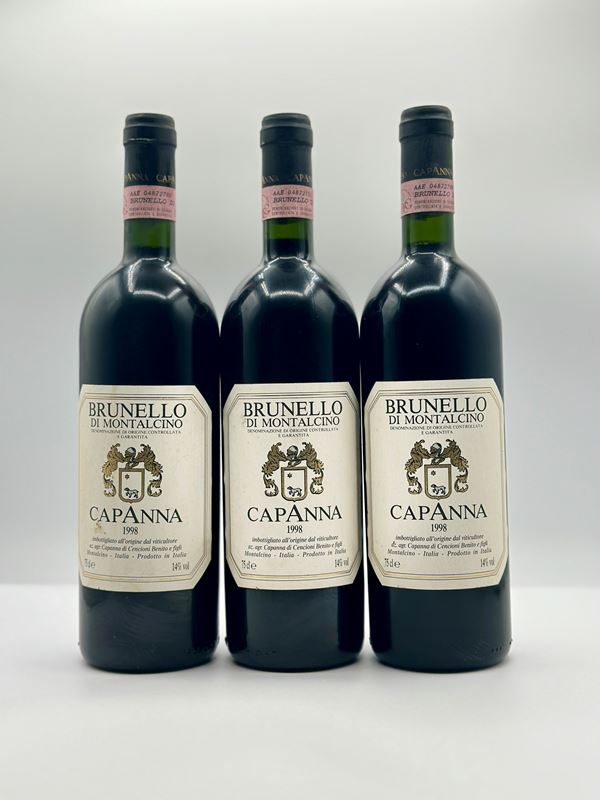 Brunello di Montalcino  Capanna 1998 3 Bot