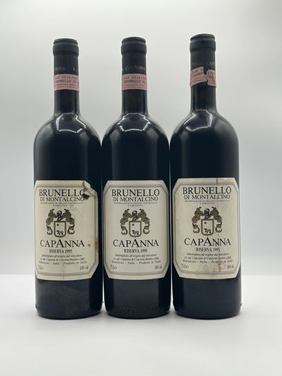 Brunello di Montalcino Riserva, Capanna 1995 - 6 Bottiglie