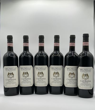 Brunello di Montalcino Riserva, Capanna 1997, confezione di 6 bottiglie