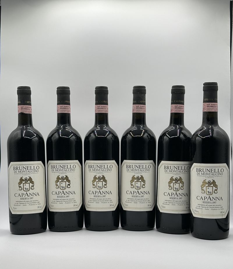 Brunello di Montalcino Riserva, Capanna 1997, confezione di 6 bottiglie