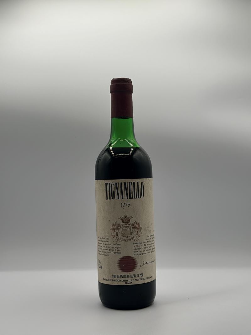 Antinori, Tignanello 1975 - Super Tuscan
