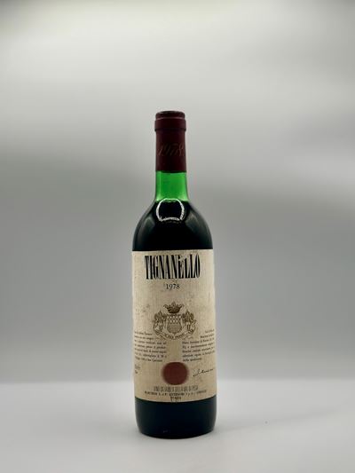 Antinori, Tignanello 1978 - Super Tuscan
