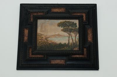 Scorcio di costa, olio su tavola
