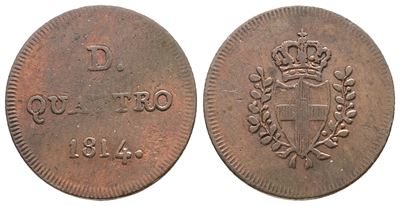 Repubblica Genovese, 4 denari 1814