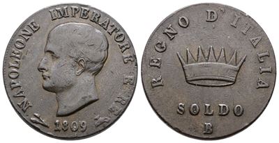 Napoleone I, Soldo del Regno d'Italia (1809)