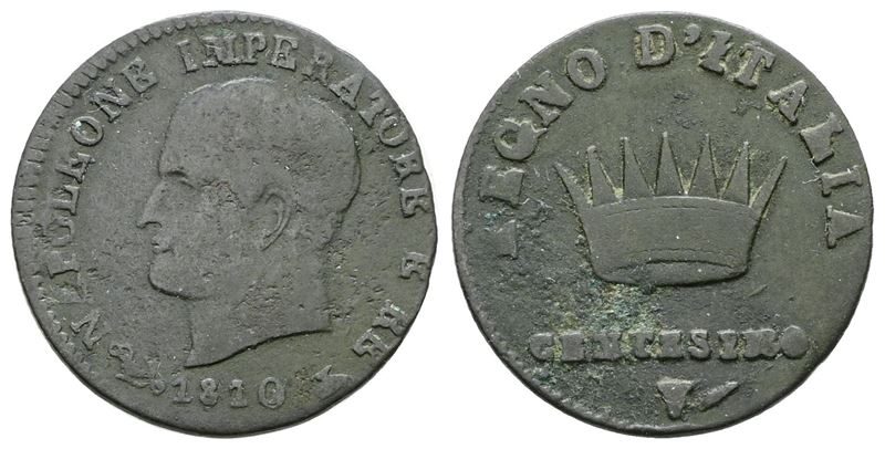 Napoleone I, 1 centesimo 1810, Regno d'Italia
