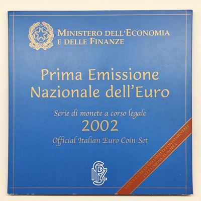 Repubblica Italiana. Serie Divisionale Euro 2002. Fdc
