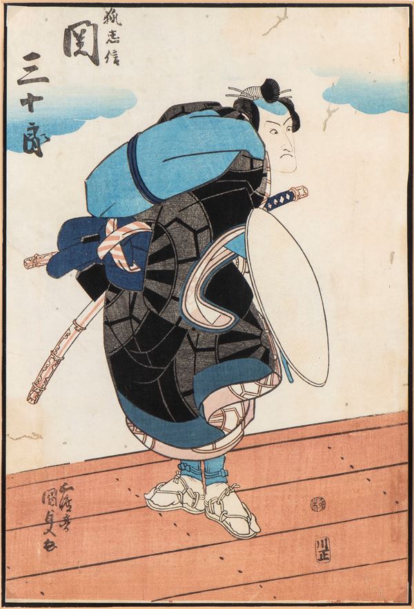 Xilografia di Toyokuni III Kunisada, Giappone