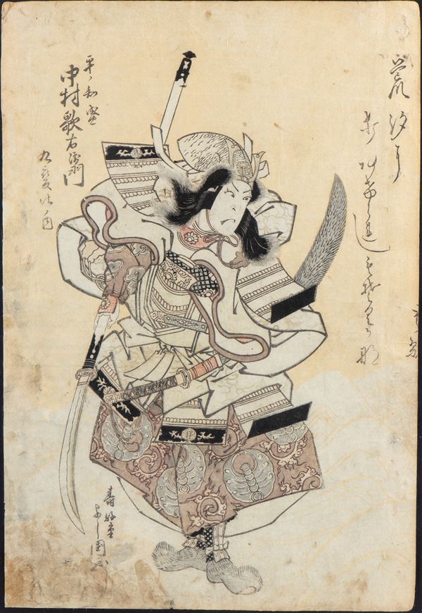 Xilografia di Shunkosai Hokushu, Giappone