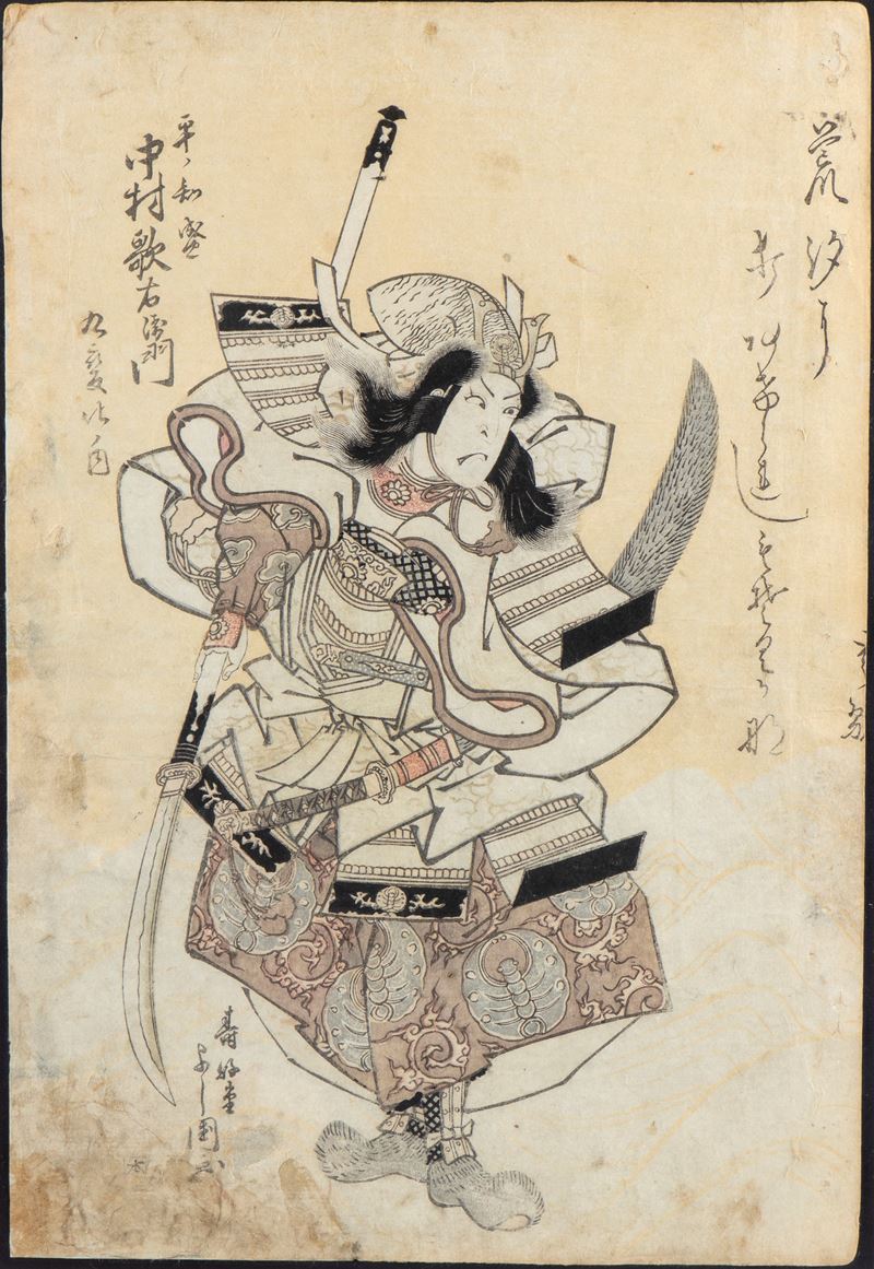 Xilografia di Shunkosai Hokushu, Giappone