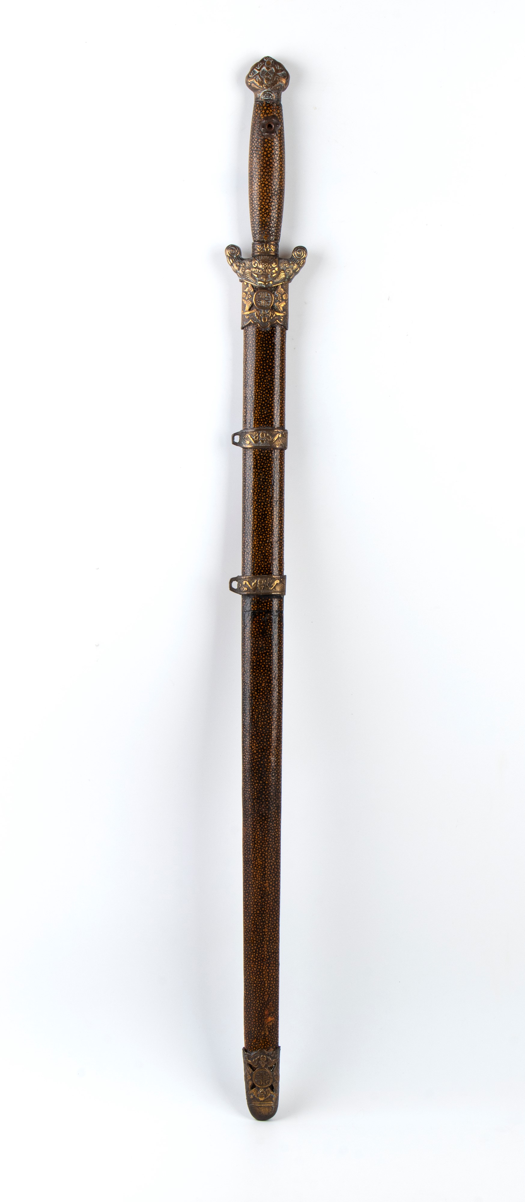 Spada da cerimonia Jian, Cina, dinastia Qing (1644-1912), XIX secolo