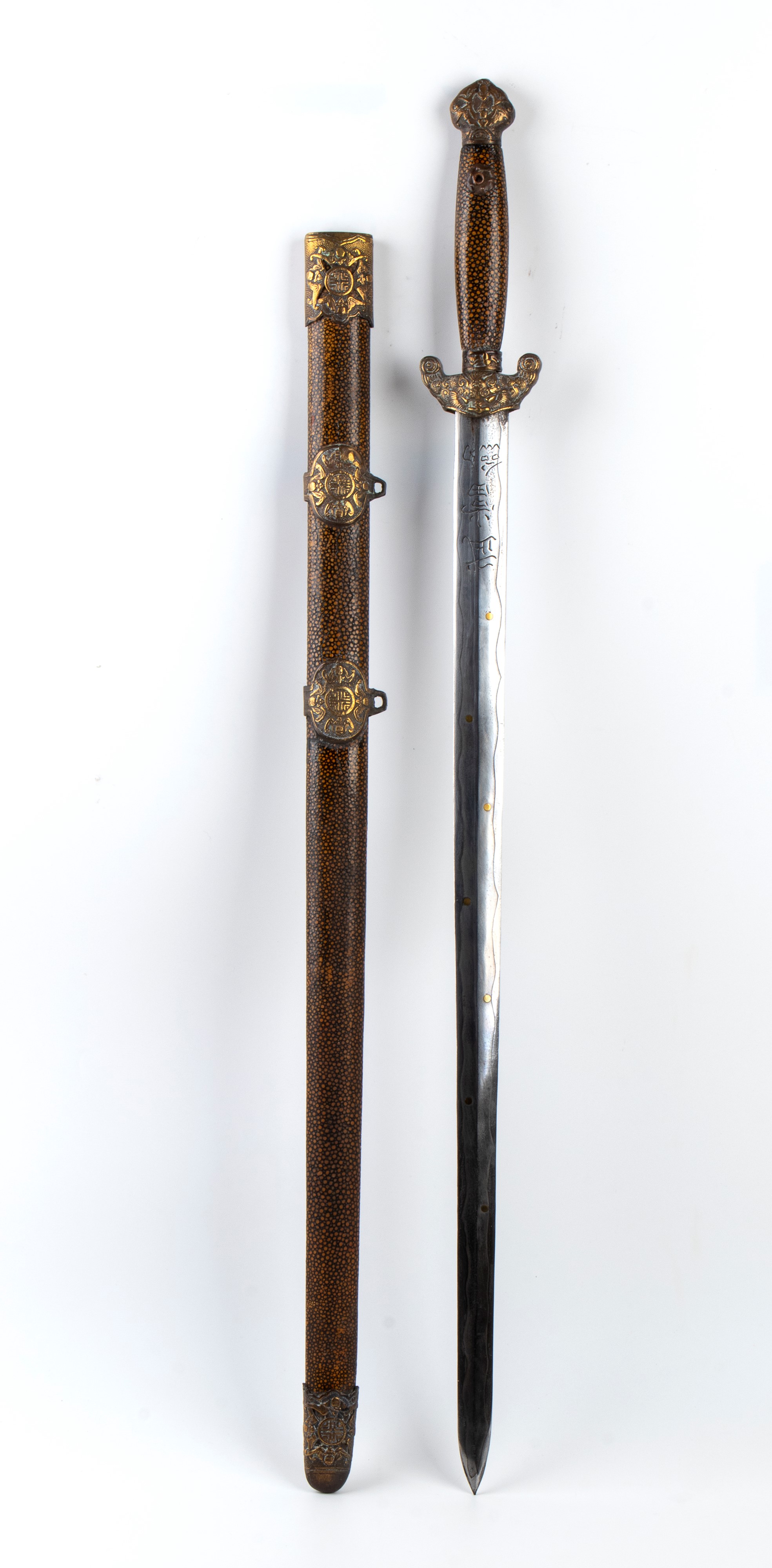 Spada da cerimonia Jian, Cina, dinastia Qing (1644-1912), XIX secolo