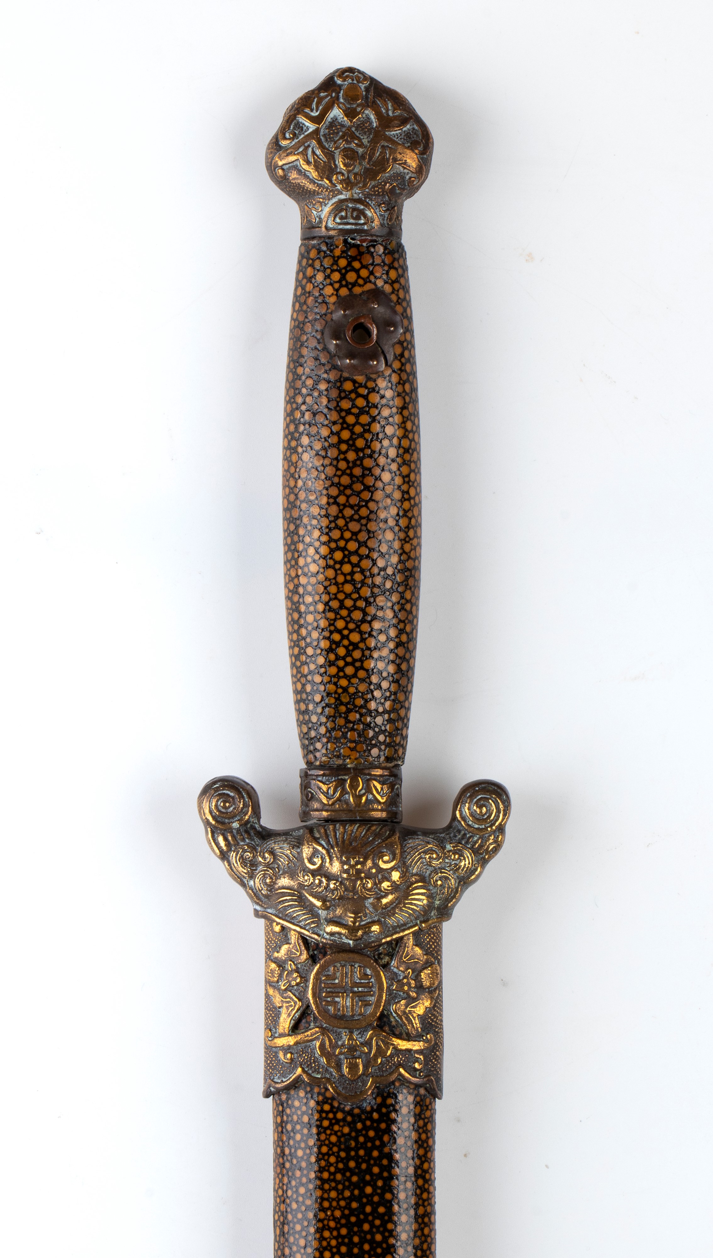 Spada da cerimonia Jian, Cina, dinastia Qing (1644-1912), XIX secolo