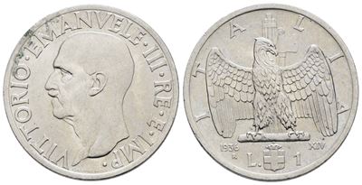 Vittorio Emanuele III, Lira 1936 'Impero'