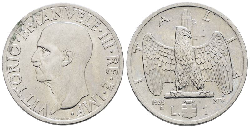Vittorio Emanuele III, Lira 1936 'Impero'
