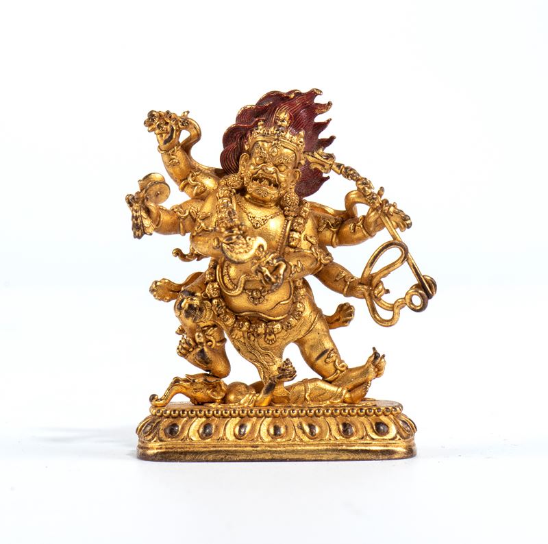 Figura di Sadbhuja Mahakala, Tibet