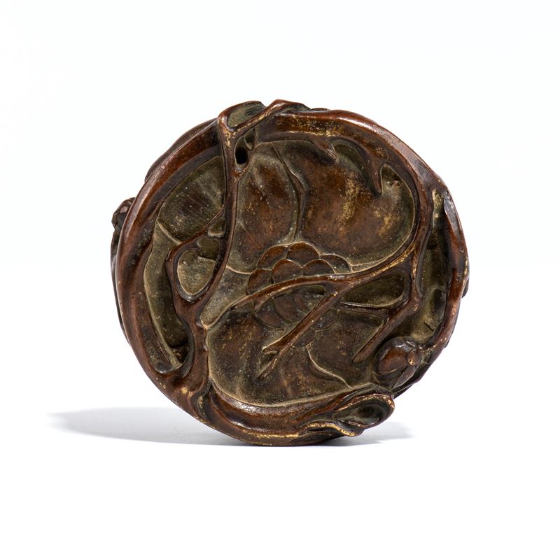Porta incenso, Cina, rame, dinastia Qing, fine XIX secolo