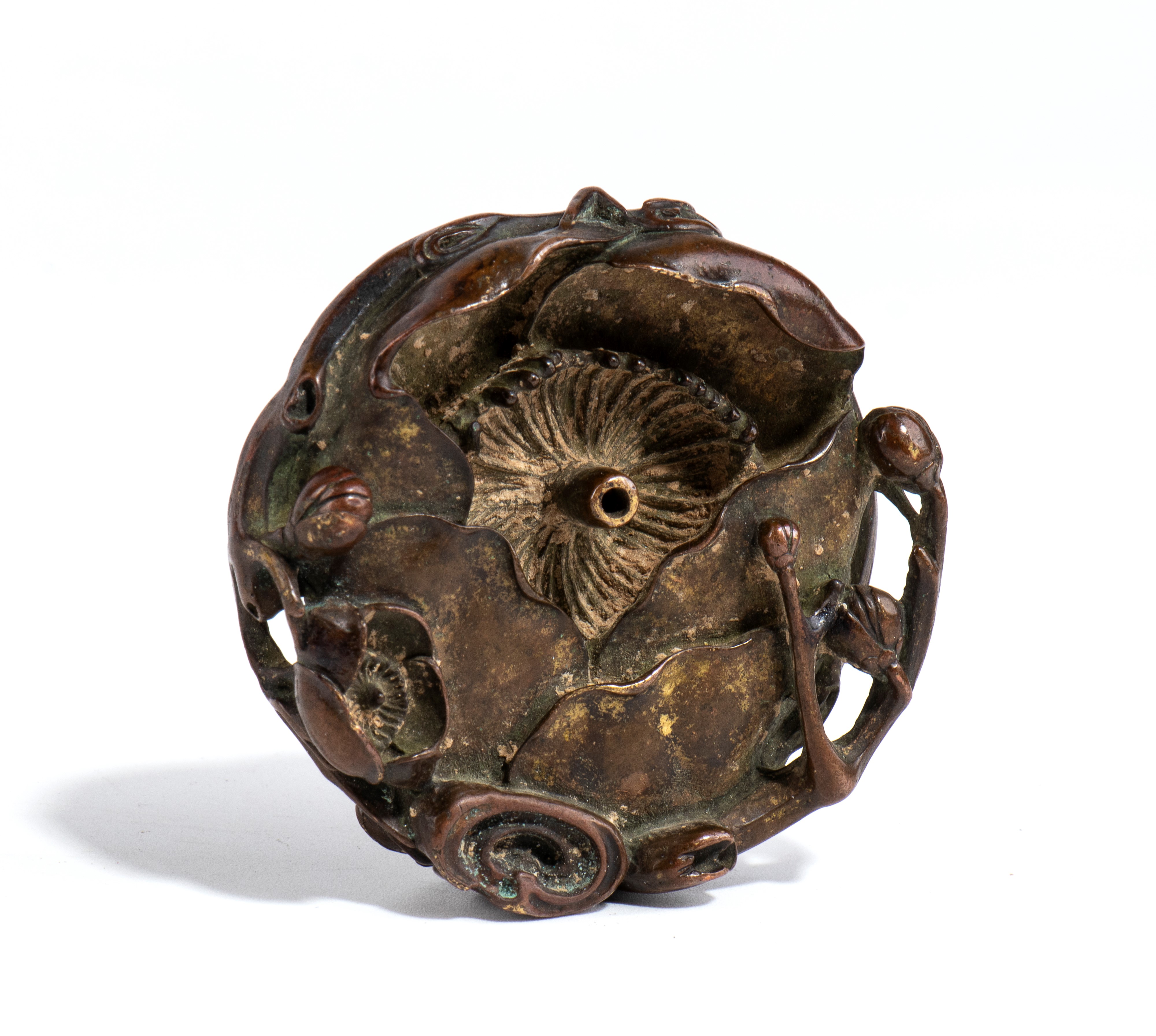 Porta incenso, Cina, rame, dinastia Qing, fine XIX secolo