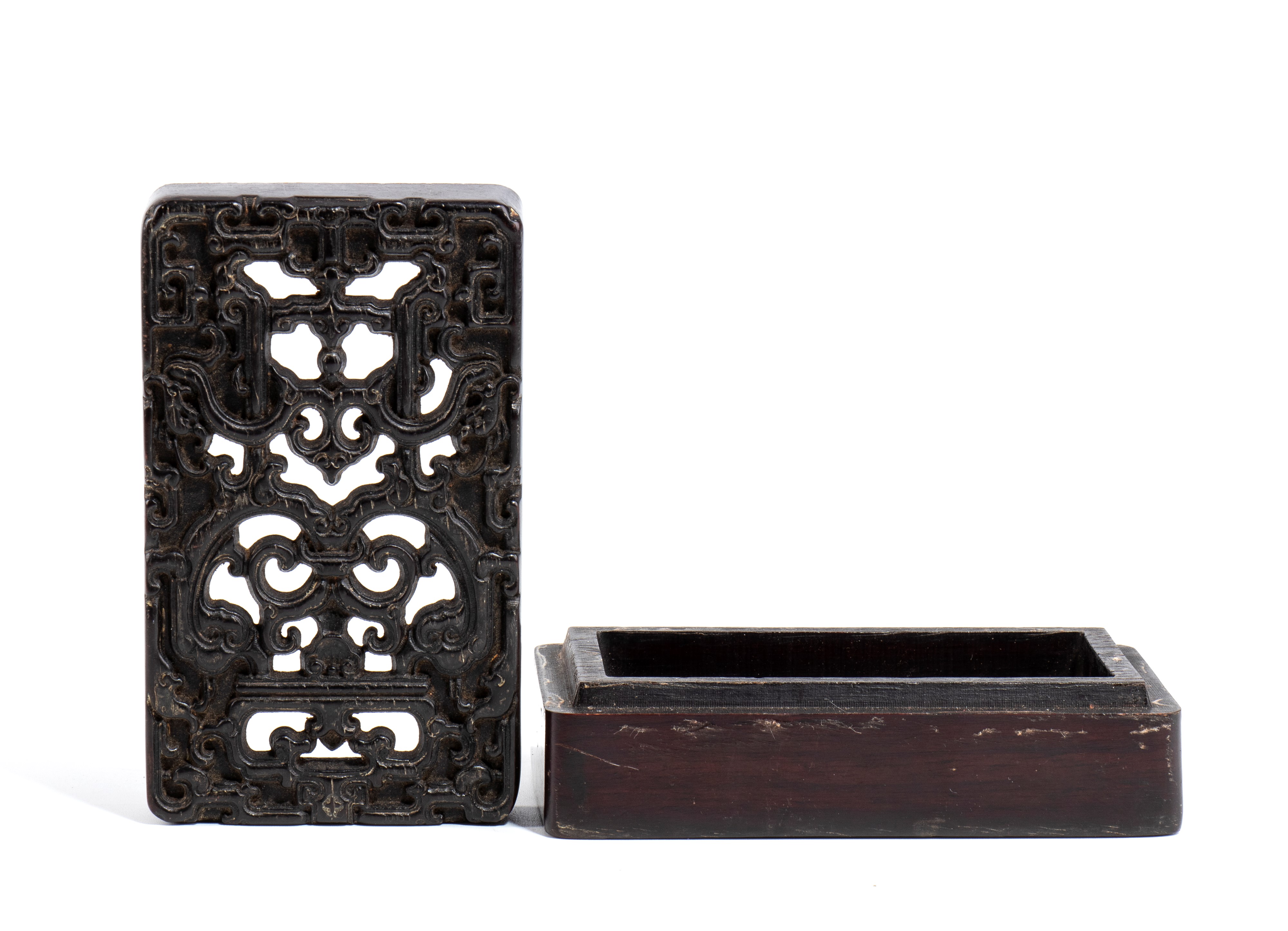 Scatola per incenso, legno, Cina, fine dinastia Qing