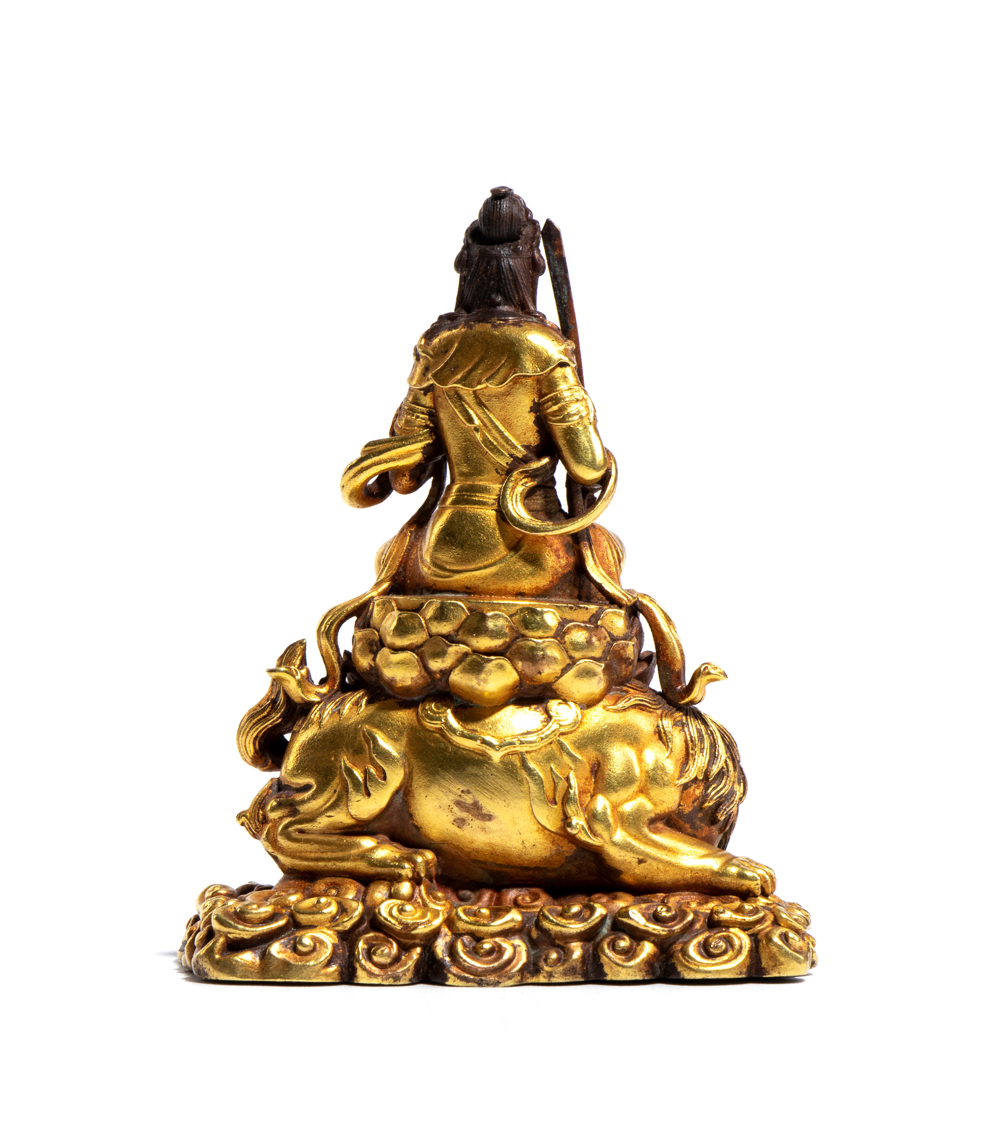 Figura di Bodhisattva Manjushri, Cina