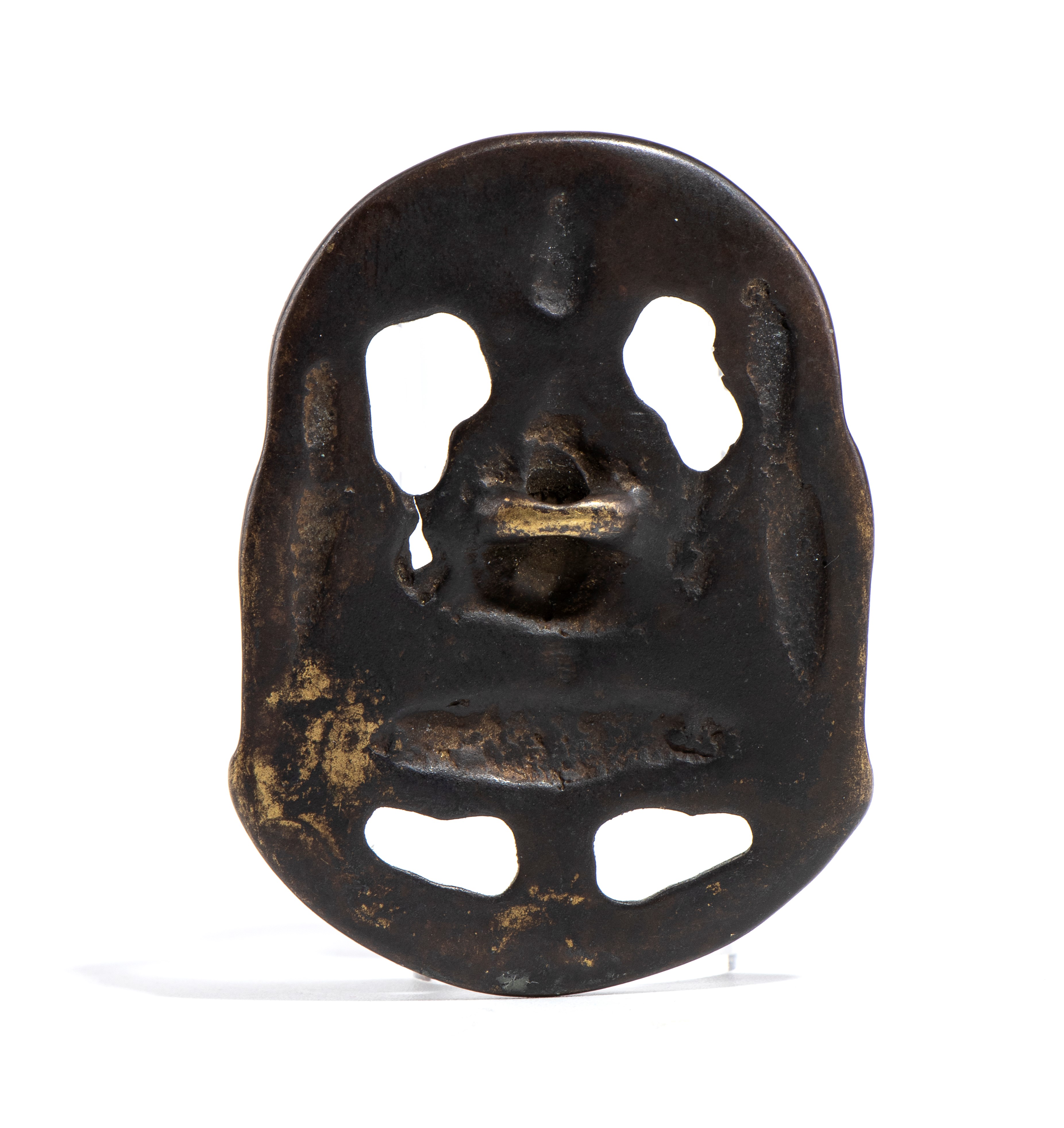 Amuleto buddista, bronzo legato, Cina, XX secolo