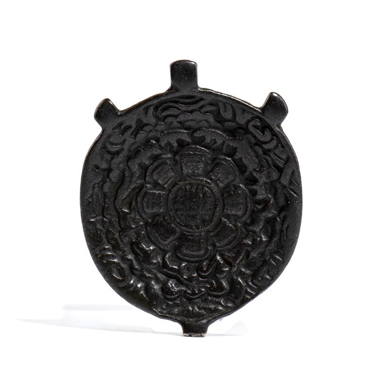 Ornamento pendente in bronzo, Cina, XX secolo