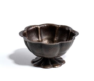Ciotola per rituali buddisti, Cina, dinastia Qing, bronzo legato