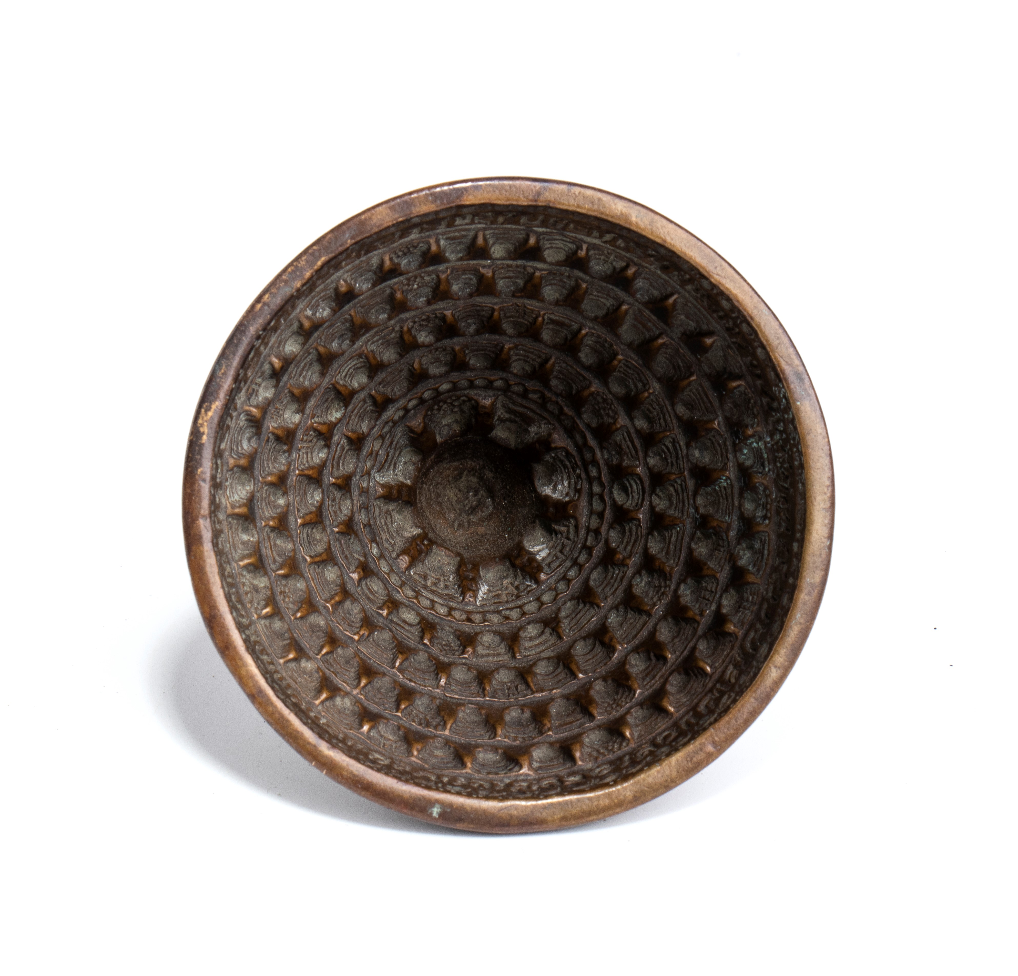 Stampo per stupa TsaTsa, bronzo legato, XIX secolo
