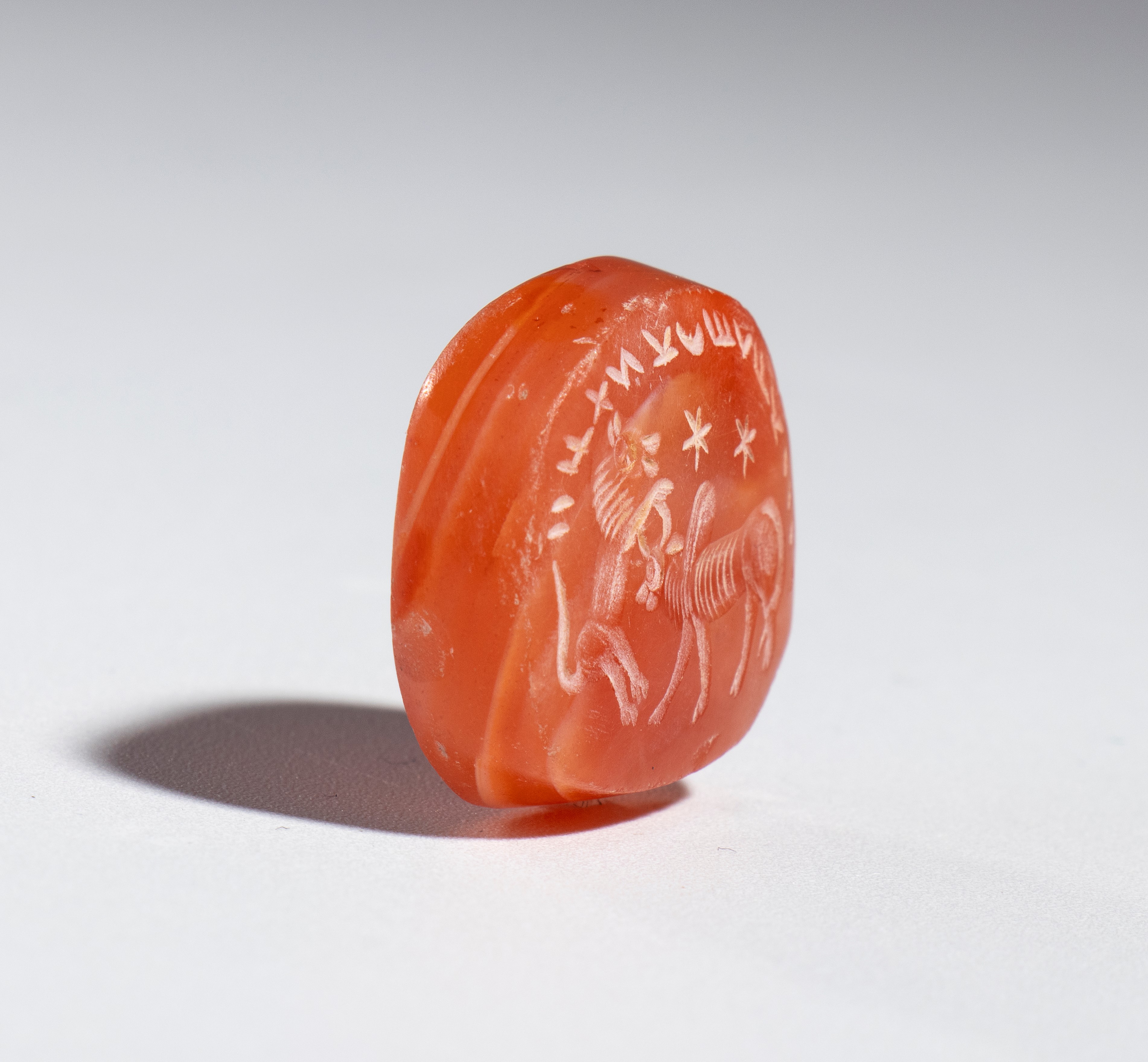 Sigillo Sasanide realizzato in agata, Iran