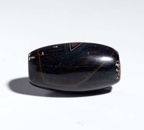 "Chan Si" Veined Agate Pearl