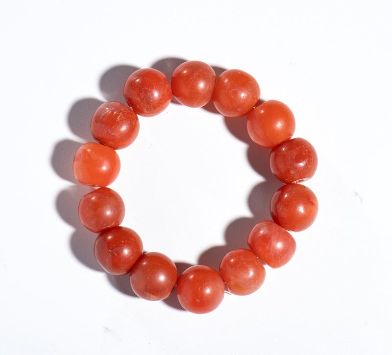 Collana in agata Yao Shi Cina