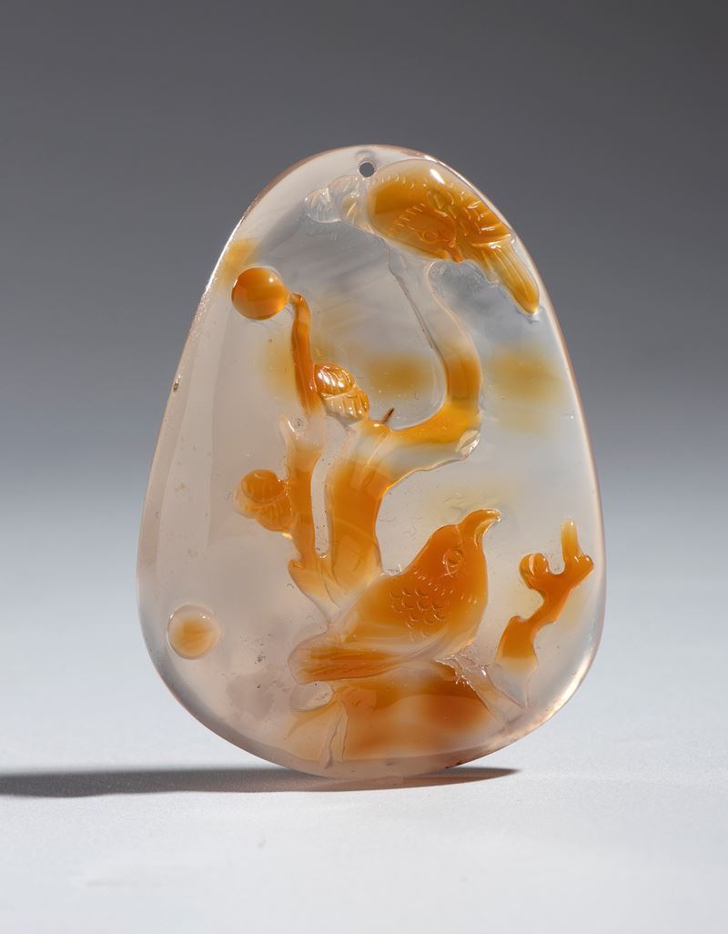 Intaglio in agata, Cina