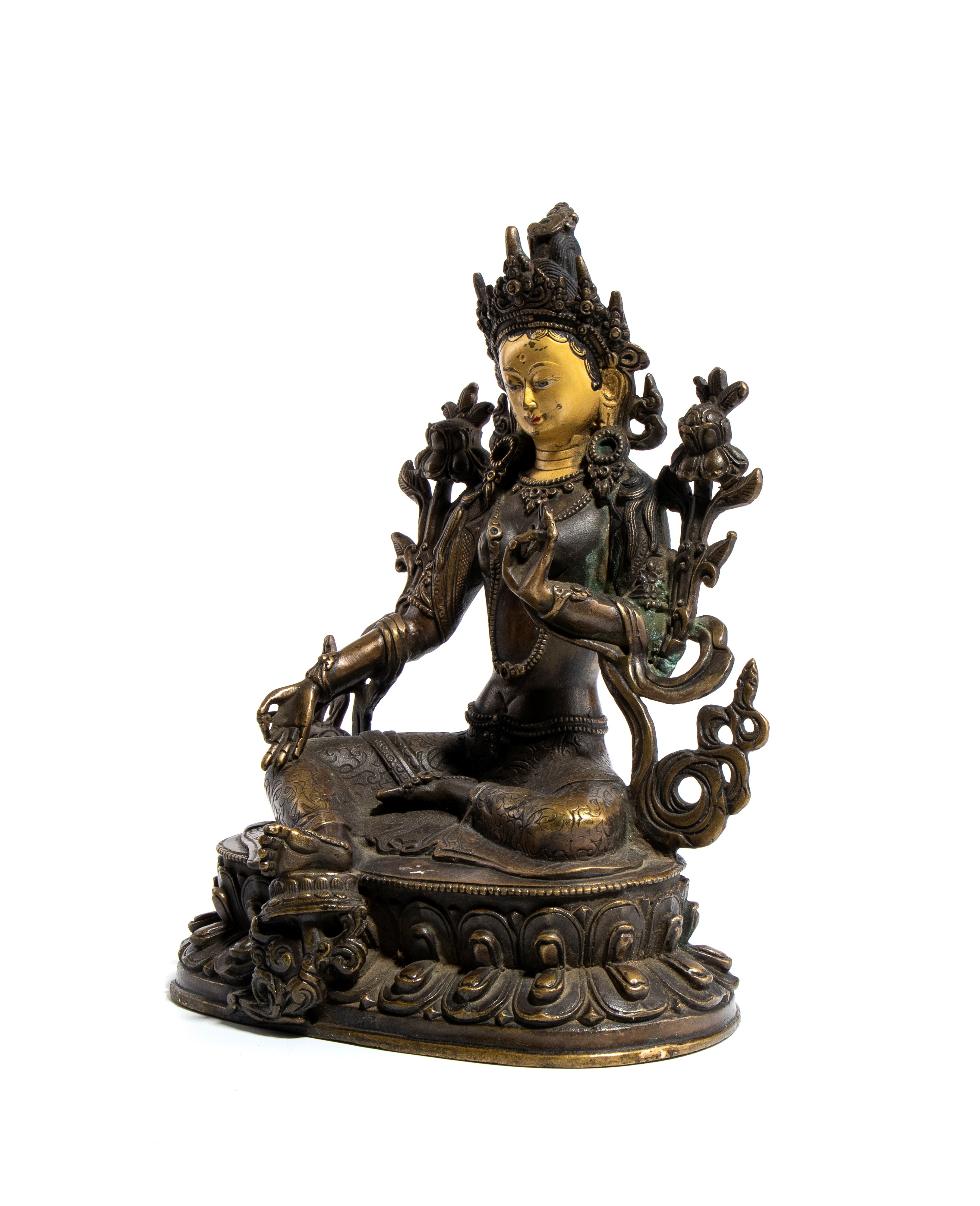 Figura di Tara Verde, Tibet