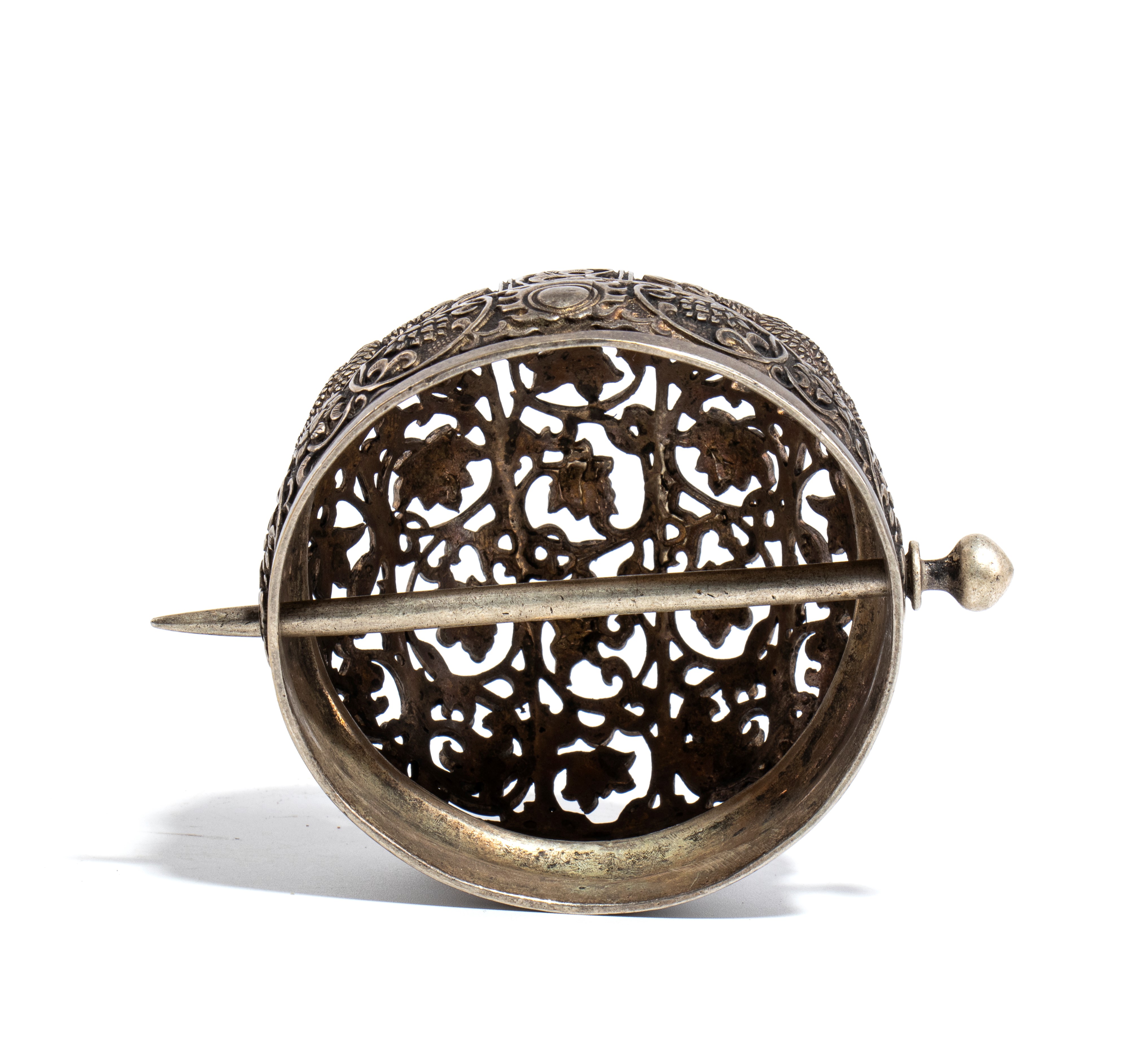 Diadema per capelli in rame, Cina, dinastia Qing, XIX secolo