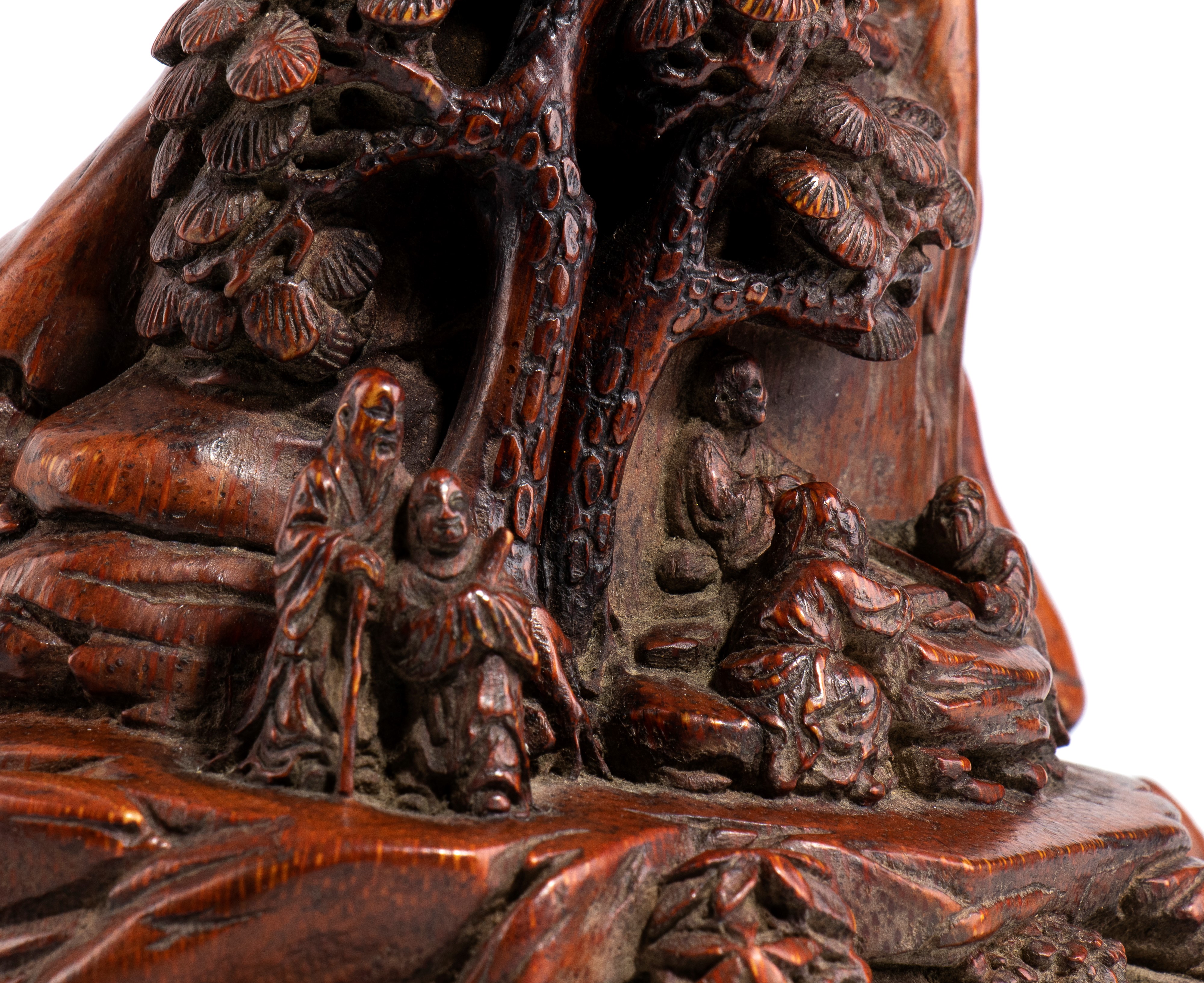 Scultura con paesaggio classico cinese, Cina