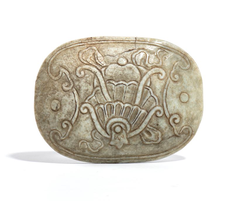 Placchetta in giada, Cina