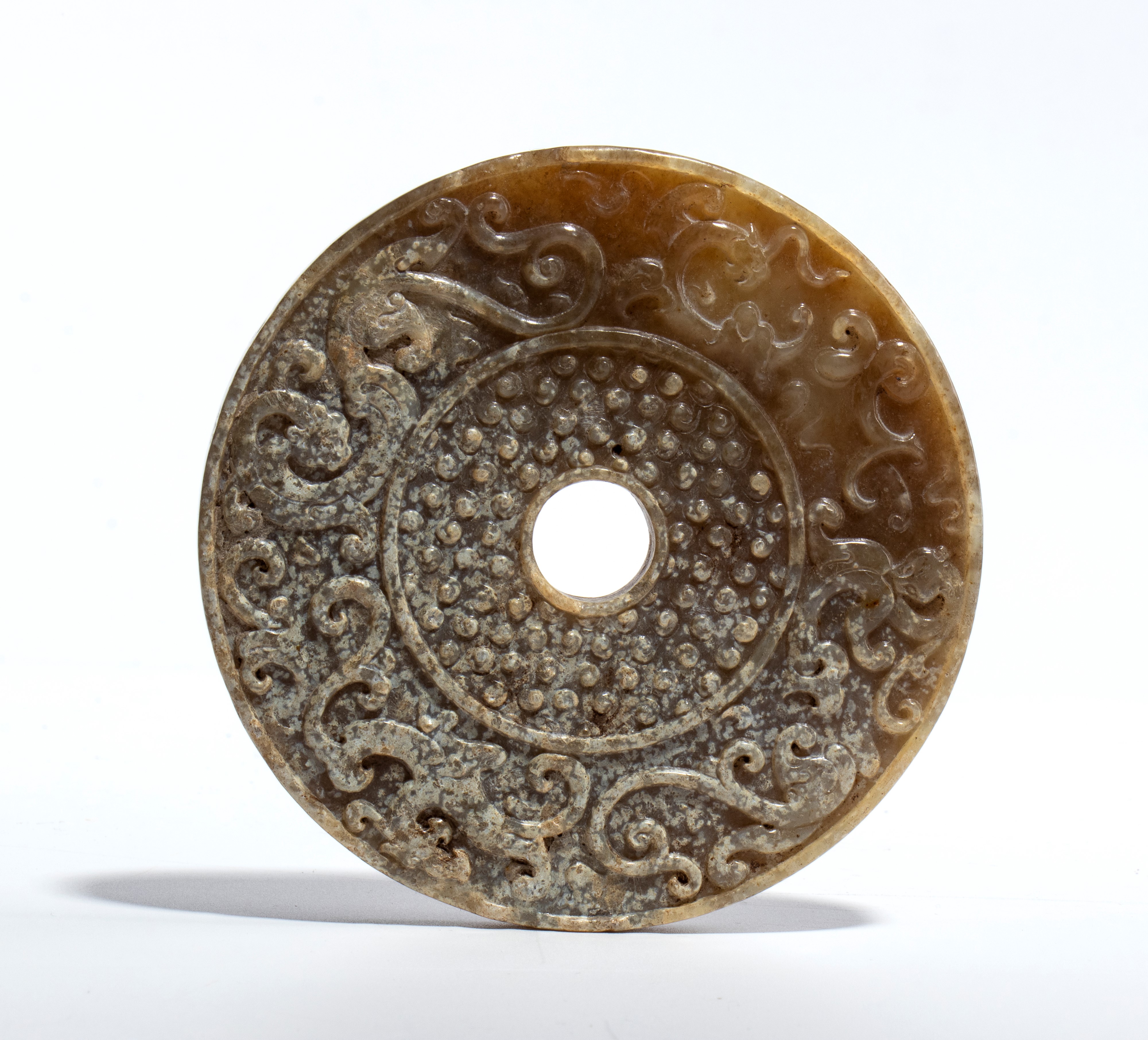 Disco Bi in giada scura