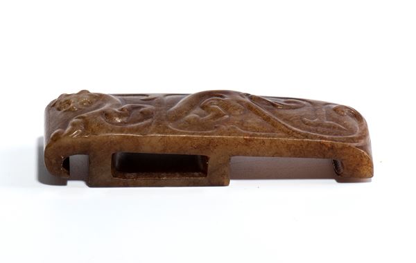 Ornamento in giada intagliato, Cina 