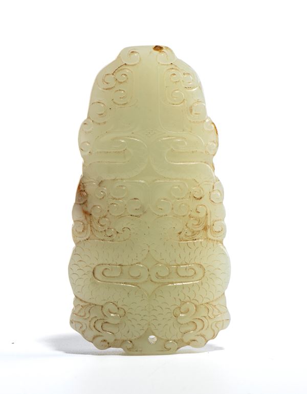 Ornamento pendente in giada, Cina