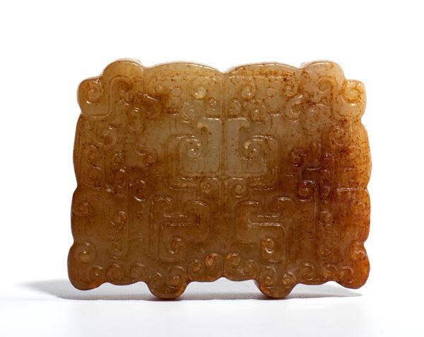 Ornamento pendente in giada, Cina